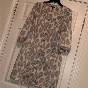 EXPRESS Silk Printed Dress